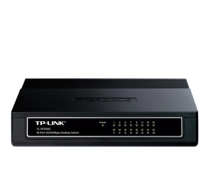 Switche TP-Link 16p TL-SF1016D (16x10/100Mbit)